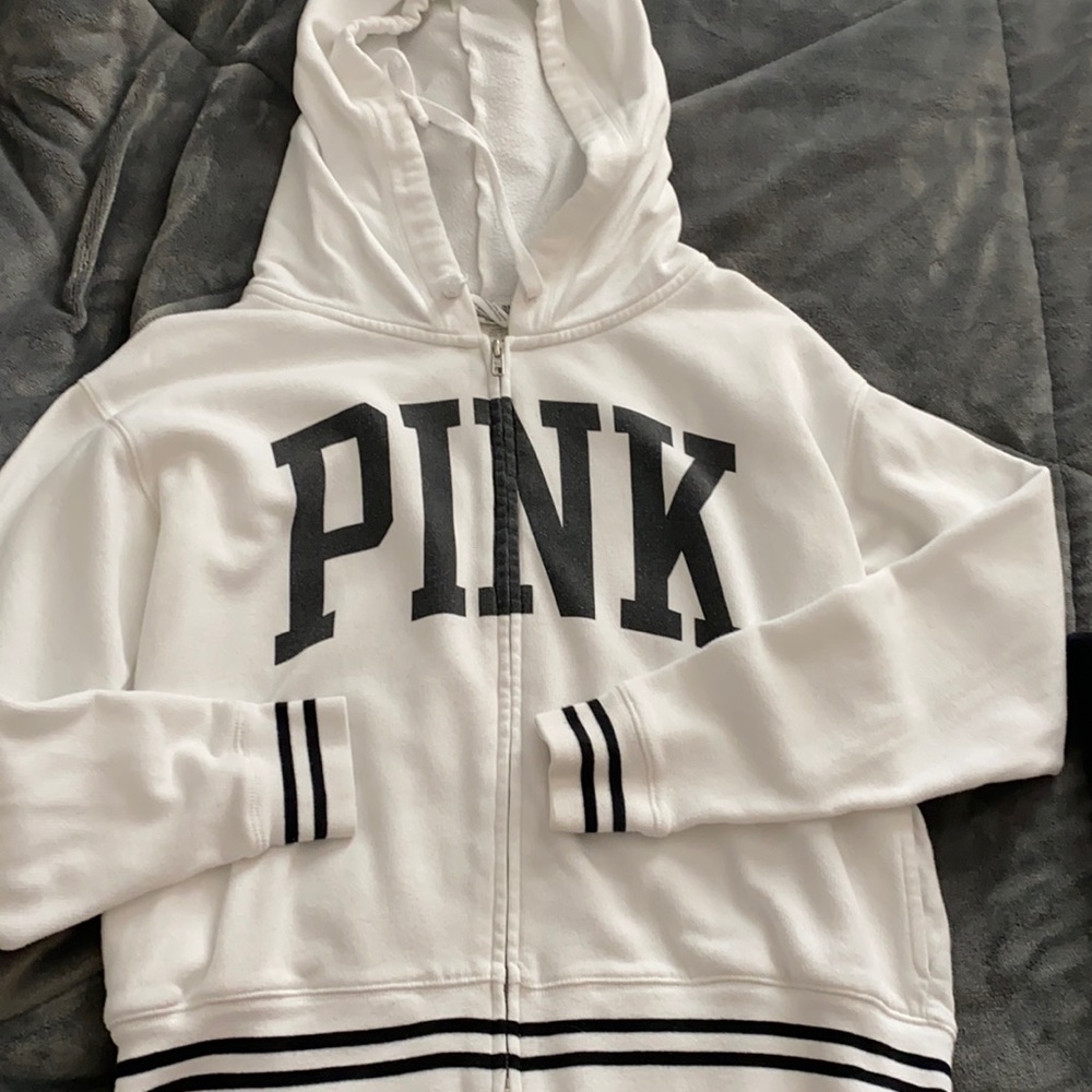 PINK zip up hoodie